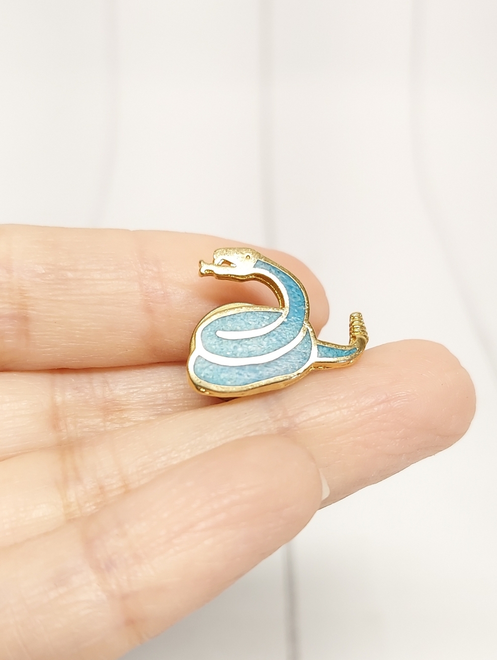 Vintage Rattlesnake Pin Brooch - Picture 2 of 10